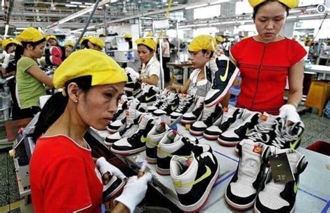 Nike factory workers in China